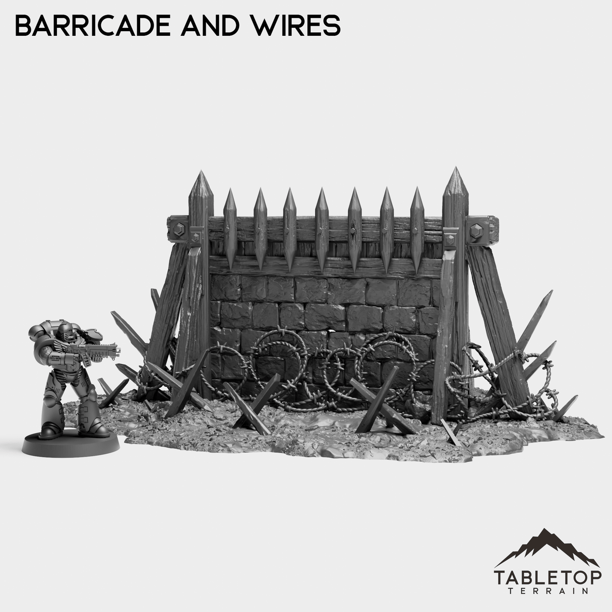 Tabletop Terrain Terrain Barricade & Wires