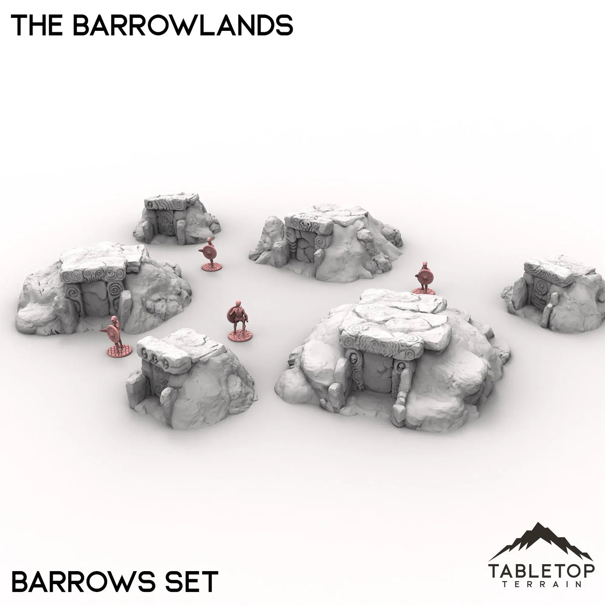 Tabletop Terrain Terrain Barrows Set / 32mm The Barrowlands