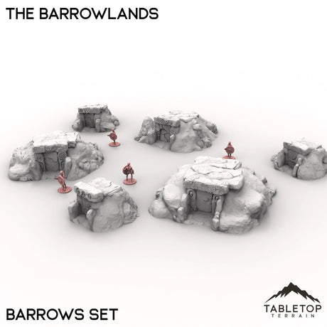 Tabletop Terrain Terrain Barrows Set / 32mm The Barrowlands