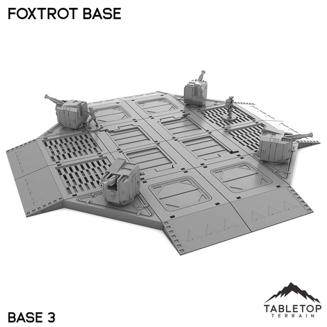 Tabletop Terrain Terrain Base 3 Foxtrot Base