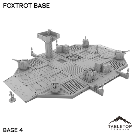 Tabletop Terrain Terrain Base 4 Foxtrot Base