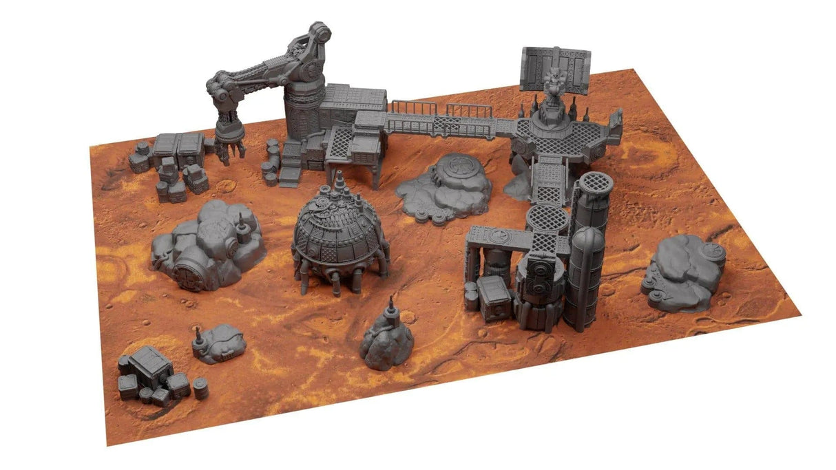 Tabletop Terrain Terrain Battlezone Mars Modular Terrain Set