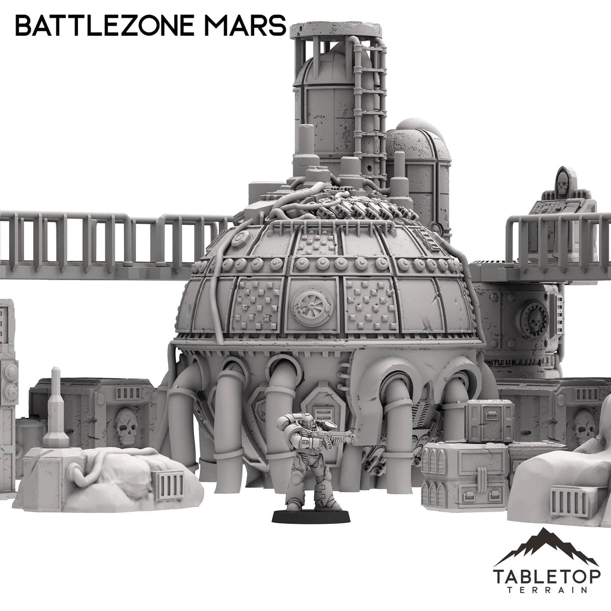 Tabletop Terrain Terrain Battlezone Mars Modular Terrain Set