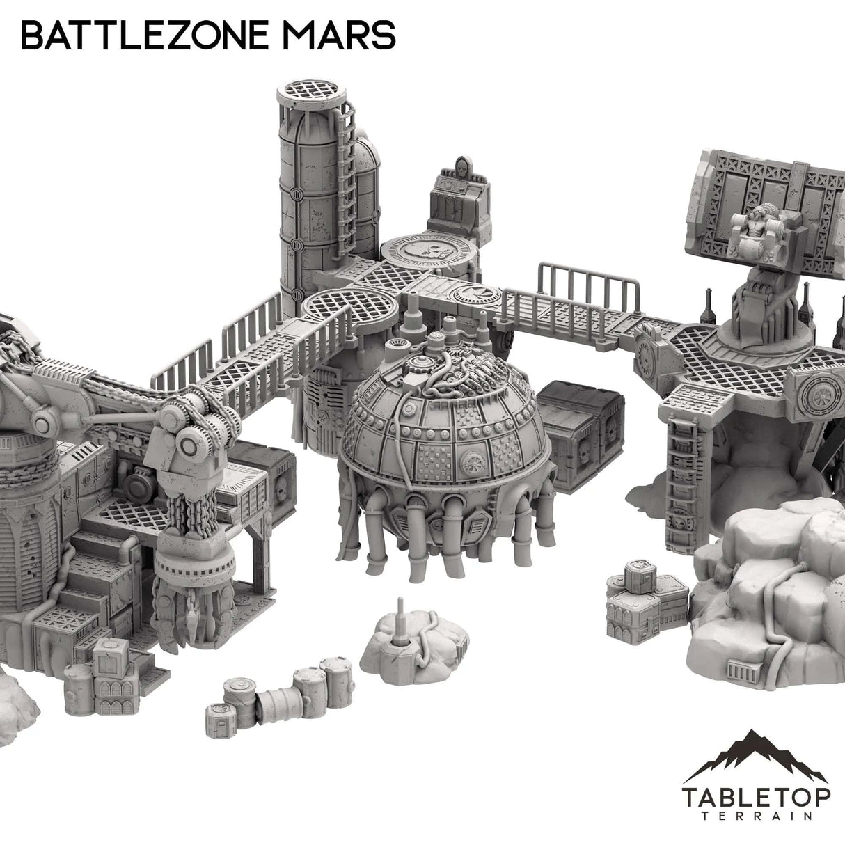 Tabletop Terrain Terrain Battlezone Mars Modular Terrain Set