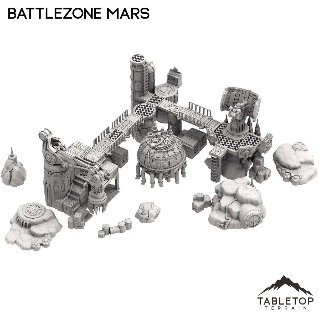 Tabletop Terrain Terrain Battlezone Mars Modular Terrain Set