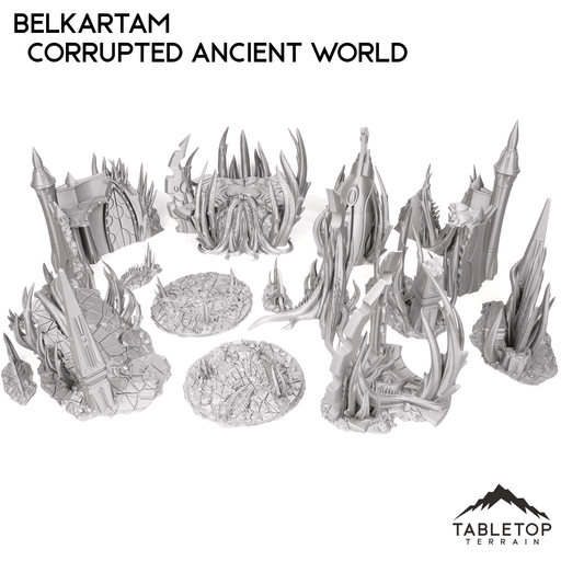 Tabletop Terrain Terrain Belkartam, Corrupted Ancient World