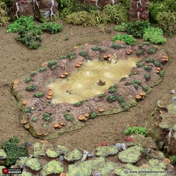 Tabletop Terrain Terrain Bogs of Ever Stench - The Gloaming Swamp