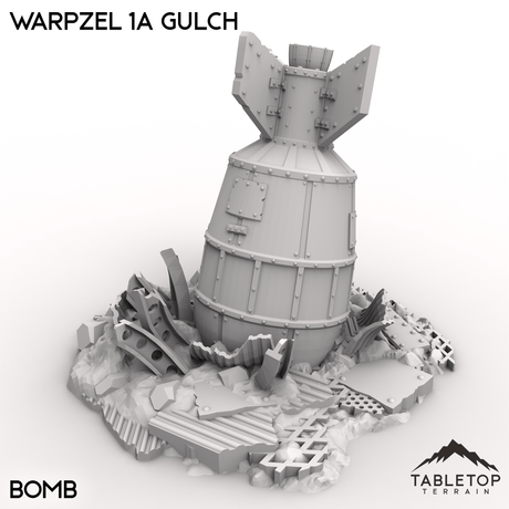 Tabletop Terrain Terrain Bomb / 32mm Warpzel 1A Gulch