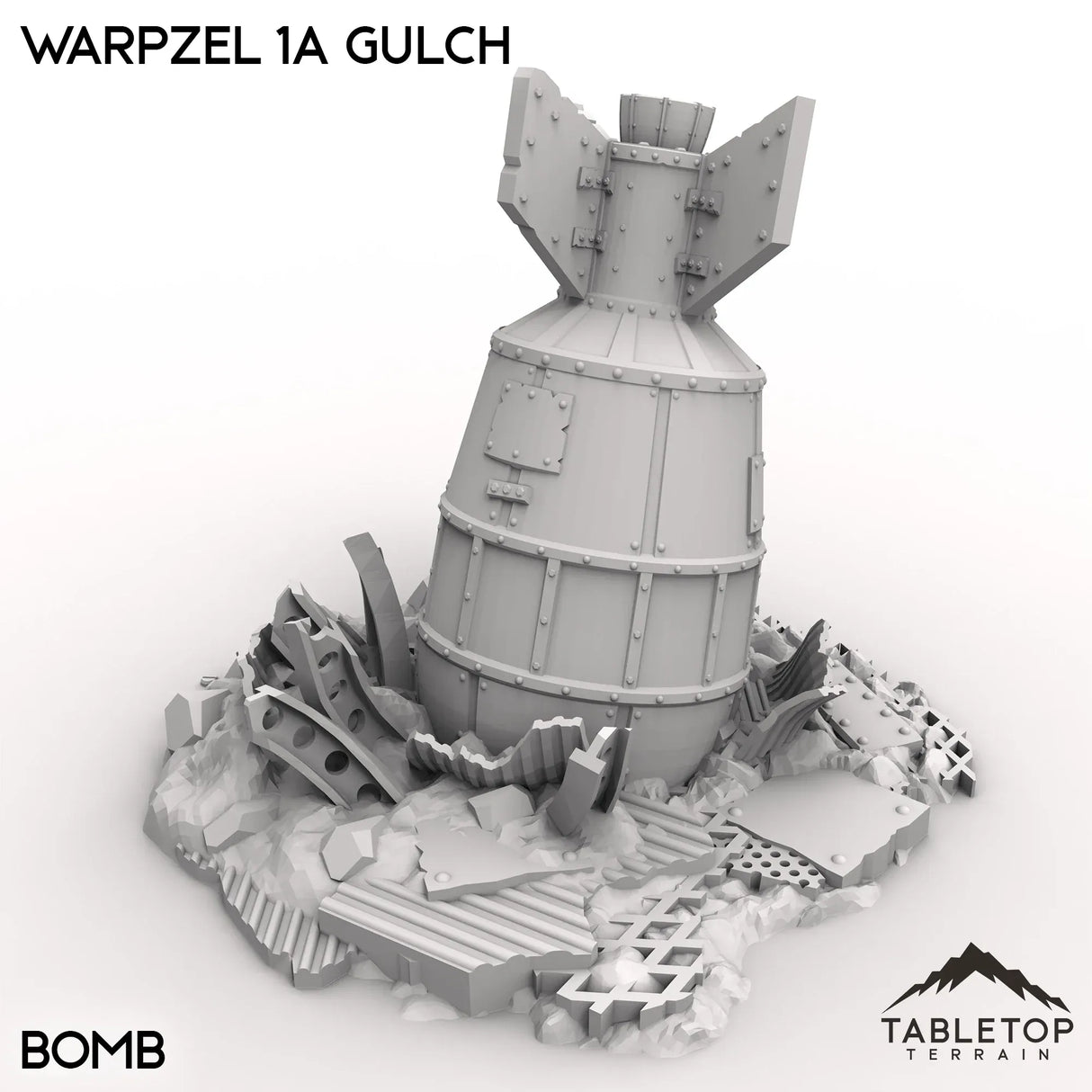 Tabletop Terrain Terrain Bomb / 32mm Warpzel 1A Gulch