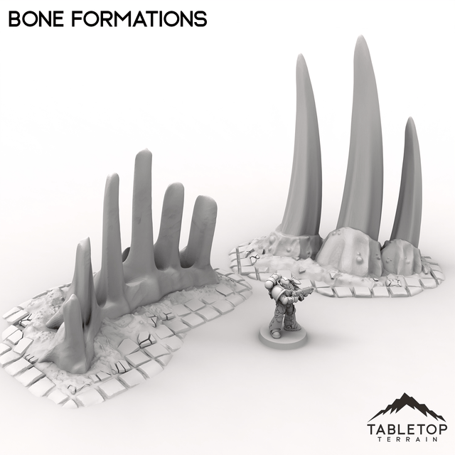 Tabletop Terrain Terrain Bone Formations - Miasma, Blight World