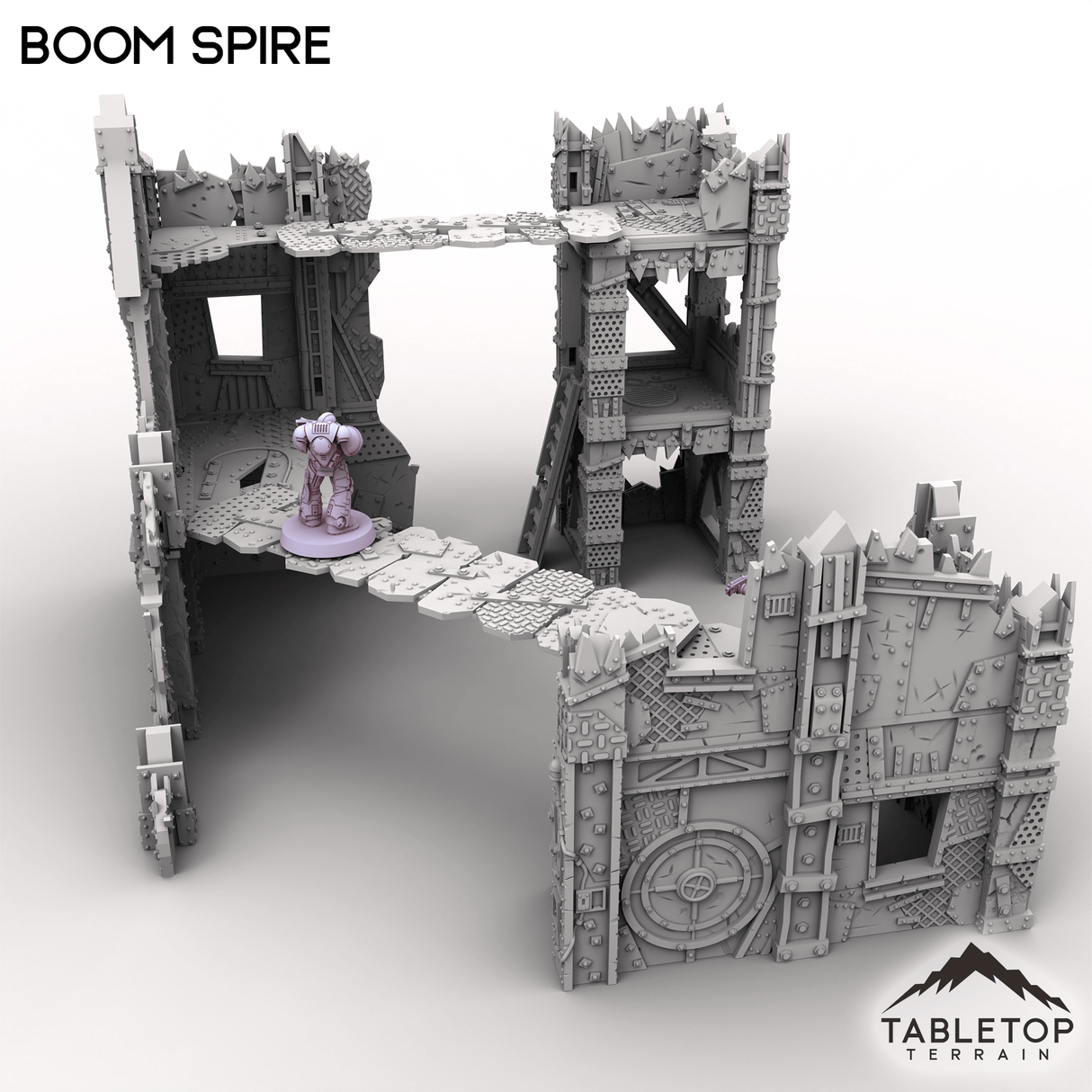 Tabletop Terrain Terrain Boom Spire - Scrapz Kamp