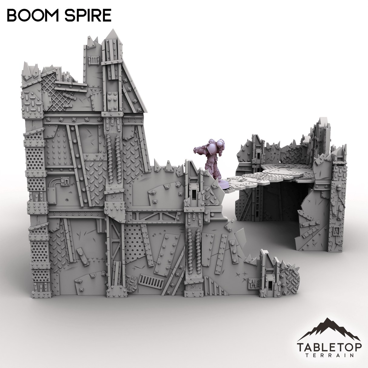 Tabletop Terrain Terrain Boom Spire - Scrapz Kamp