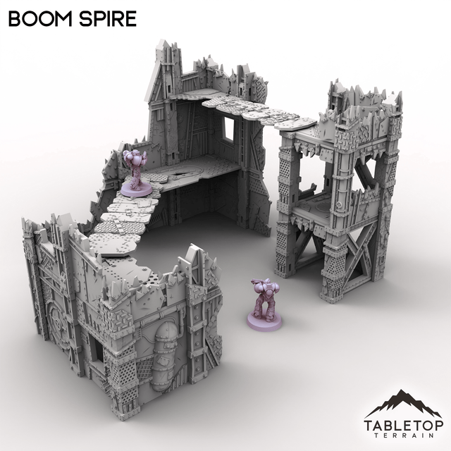 Tabletop Terrain Terrain Boom Spire - Scrapz Kamp