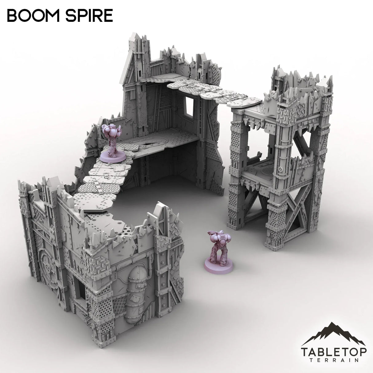 Tabletop Terrain Terrain Boom Spire - Scrapz Kamp
