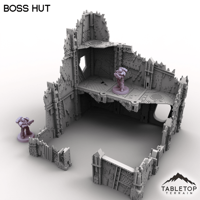 Tabletop Terrain Terrain Boss Hut - Scrapz Kamp