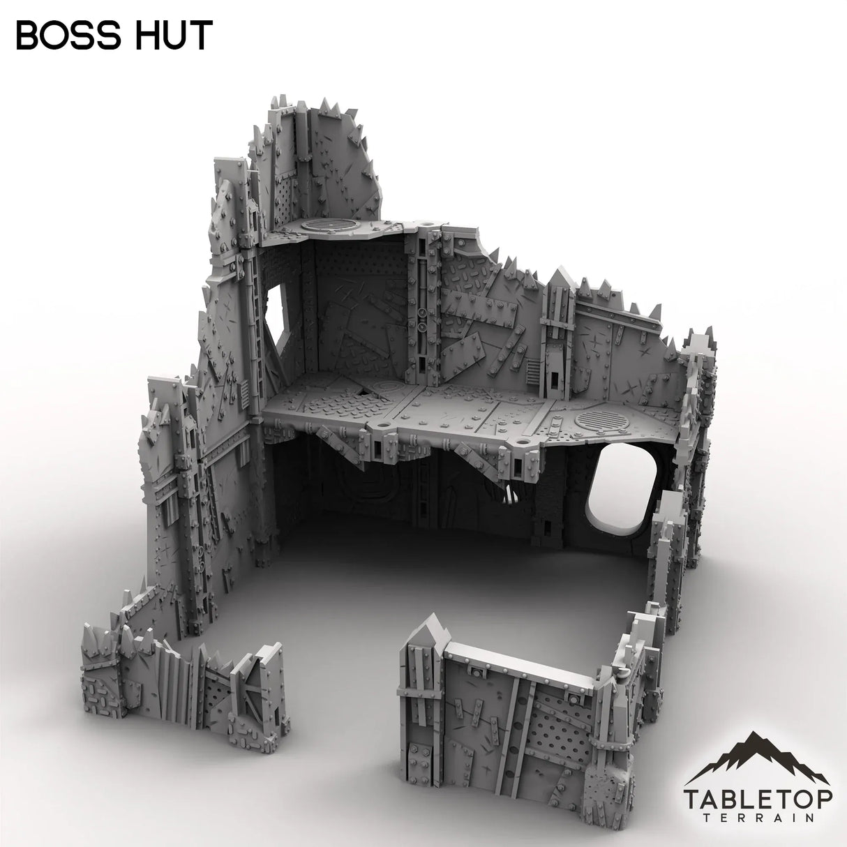 Tabletop Terrain Terrain Boss Hut - Scrapz Kamp