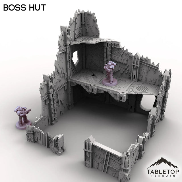 Tabletop Terrain Terrain Boss Hut - Scrapz Kamp