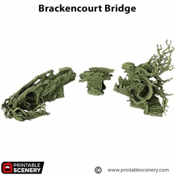 Tabletop Terrain Terrain Brackencourt Bridge - The Gloaming Swamp