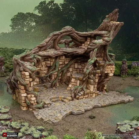 Tabletop Terrain Terrain Brackencourt Fortress - The Gloaming Swamp