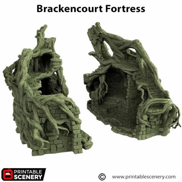 Tabletop Terrain Terrain Brackencourt Fortress - The Gloaming Swamp