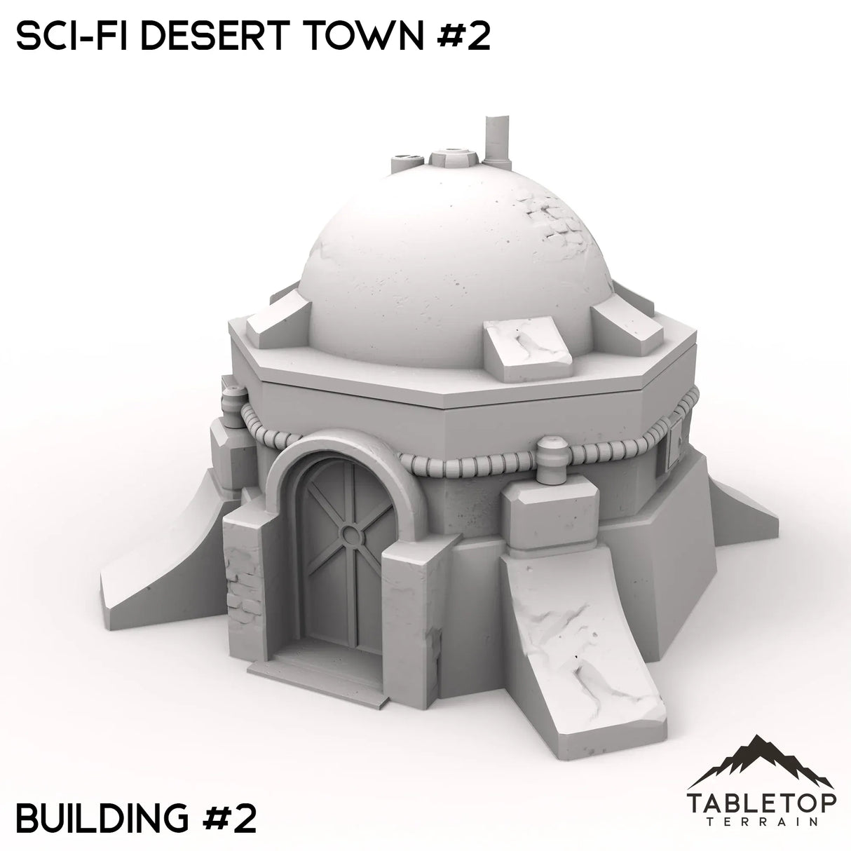 Tabletop Terrain Terrain Building 2 / 32mm Sci-Fi Desert Town #2