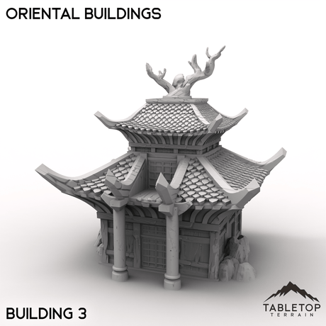 Tabletop Terrain Terrain Building 3 / 32mm Oriental Buildings
