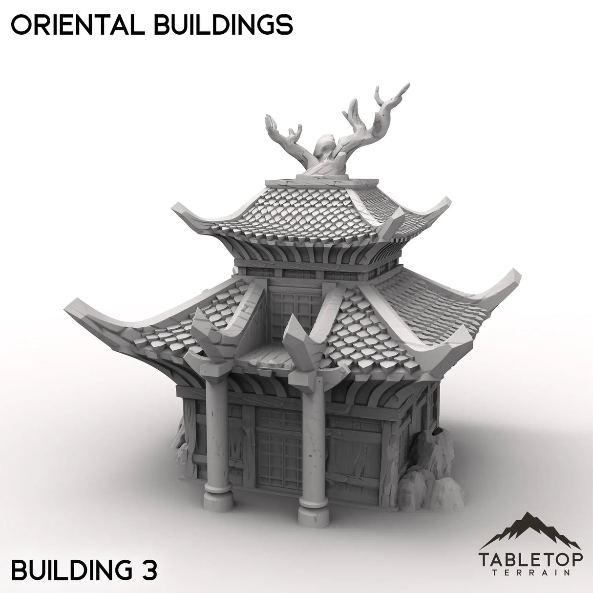 Tabletop Terrain Terrain Building 3 / 32mm Oriental Buildings