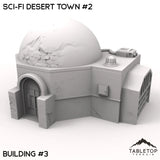 Tabletop Terrain Terrain Building 3 / 32mm Sci-Fi Desert Town #2