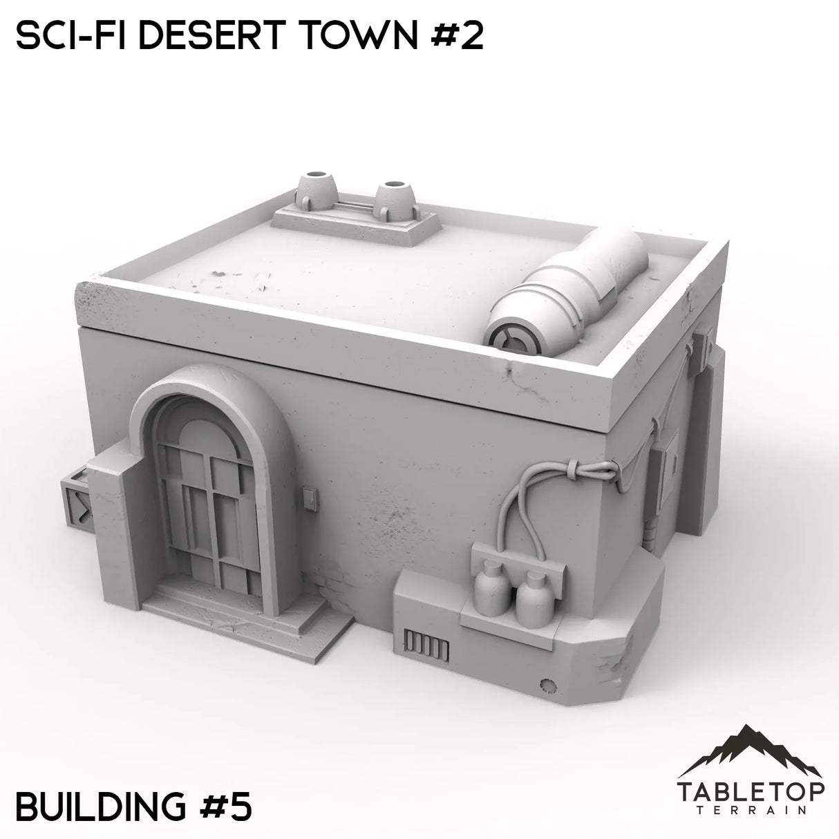 Tabletop Terrain Terrain Building 5 / 32mm Sci-Fi Desert Town #2