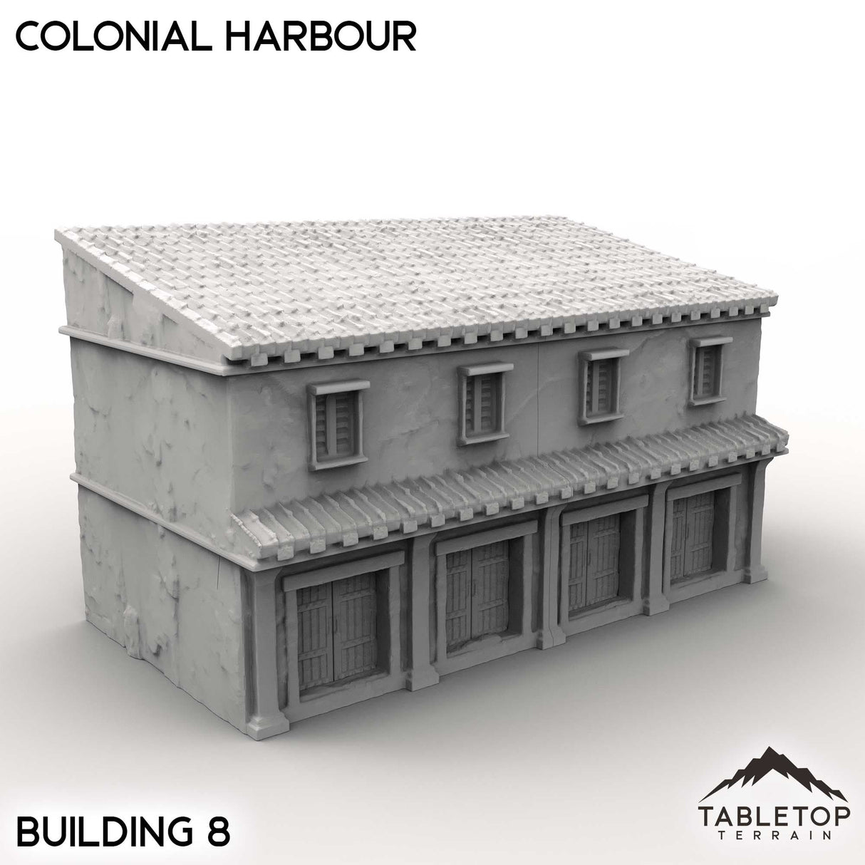 Tabletop Terrain Terrain Building 8 / 32mm Colonial Harbour
