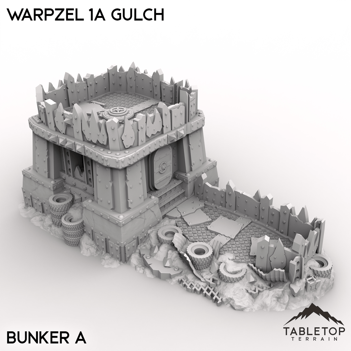 Tabletop Terrain Terrain Bunker A / 32mm Warpzel 1A Gulch