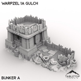 Tabletop Terrain Terrain Bunker A / 32mm Warpzel 1A Gulch
