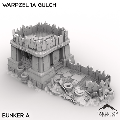 Tabletop Terrain Terrain Bunker A / 32mm Warpzel 1A Gulch