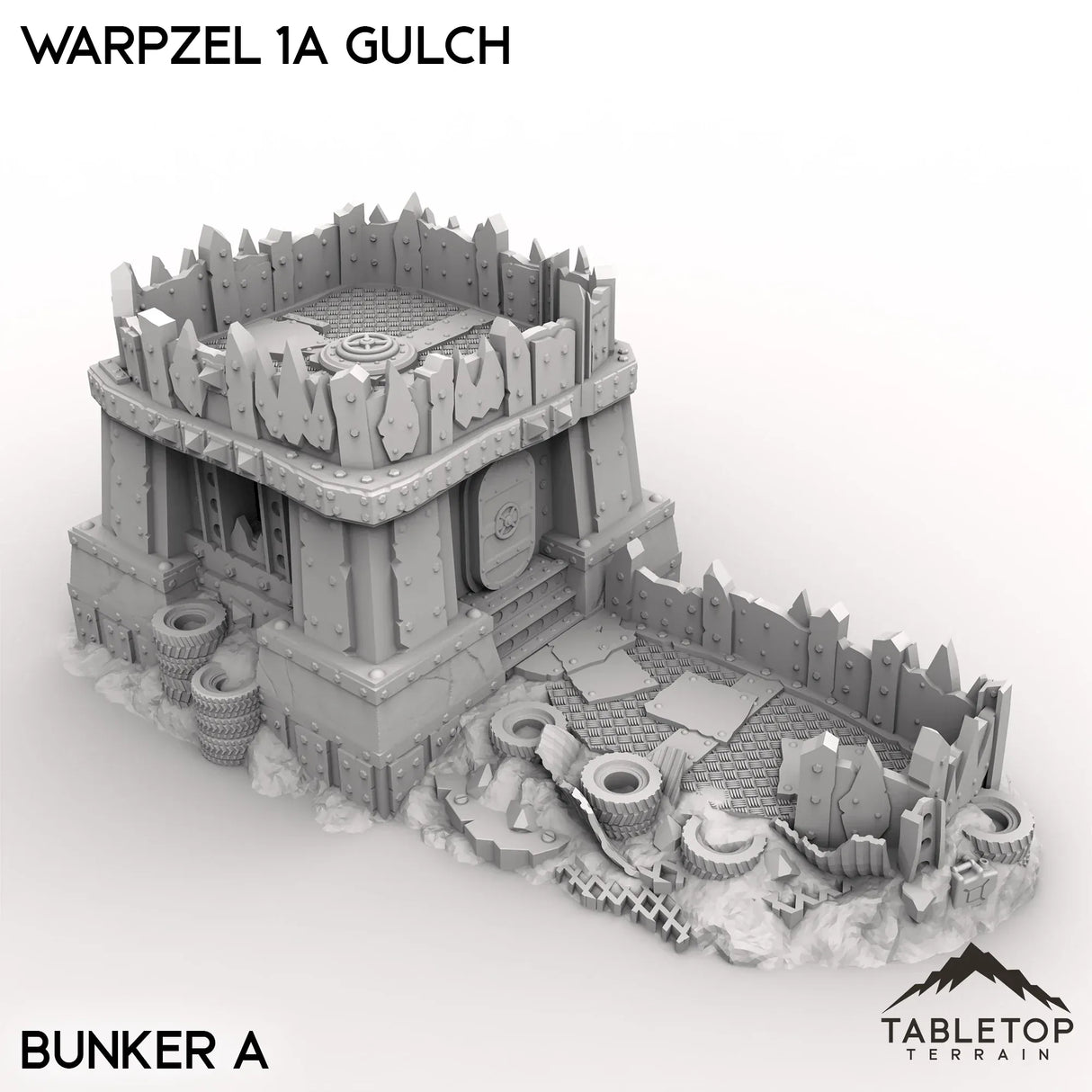 Tabletop Terrain Terrain Bunker A / 32mm Warpzel 1A Gulch