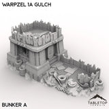 Tabletop Terrain Terrain Bunker A / 32mm Warpzel 1A Gulch