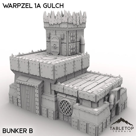 Tabletop Terrain Terrain Bunker B / 32mm Warpzel 1A Gulch