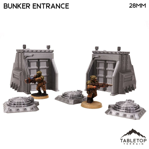 Tabletop Terrain Terrain Bunker Entrance Set