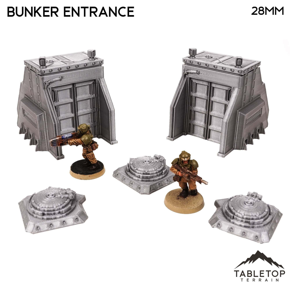 Tabletop Terrain Terrain Bunker Entrance Set