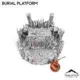 Tabletop Terrain Terrain Burial Platform - Tribal Terrain