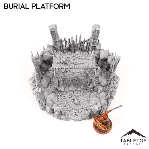 Tabletop Terrain Terrain Burial Platform - Tribal Terrain