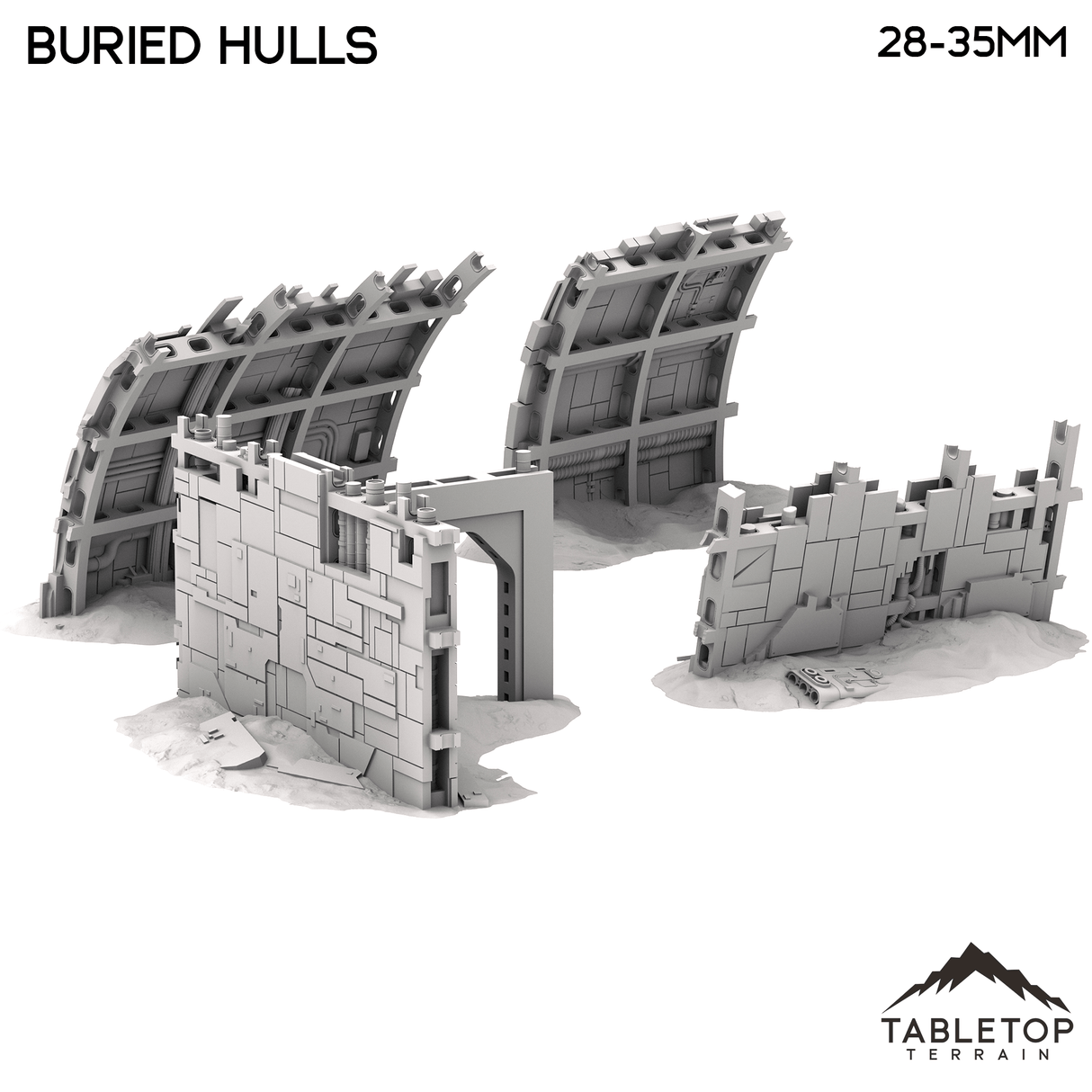 Tabletop Terrain Terrain Buried Hulls