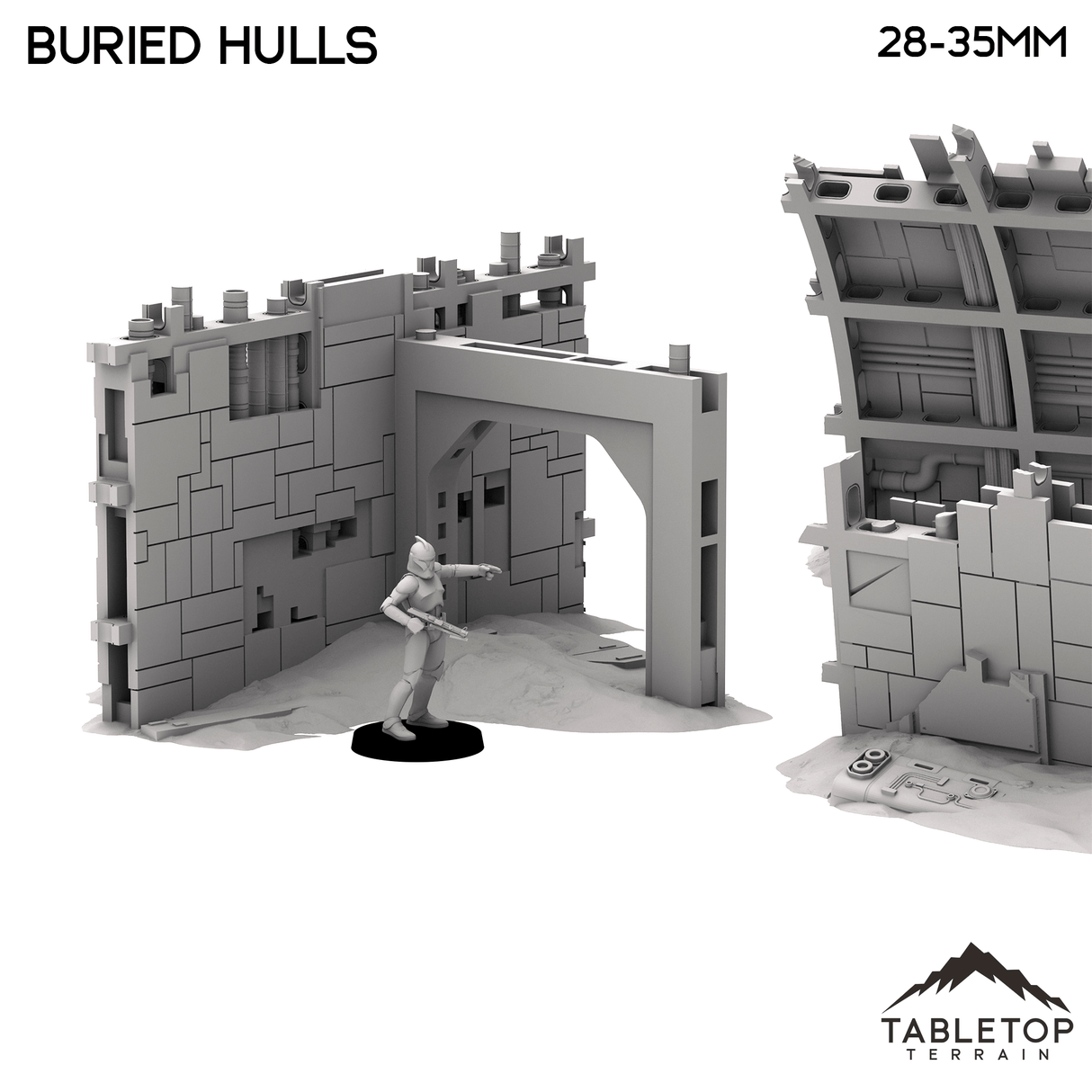 Tabletop Terrain Terrain Buried Hulls