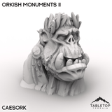 Tabletop Terrain Terrain Caesork / 32mm Orkish Monuments II