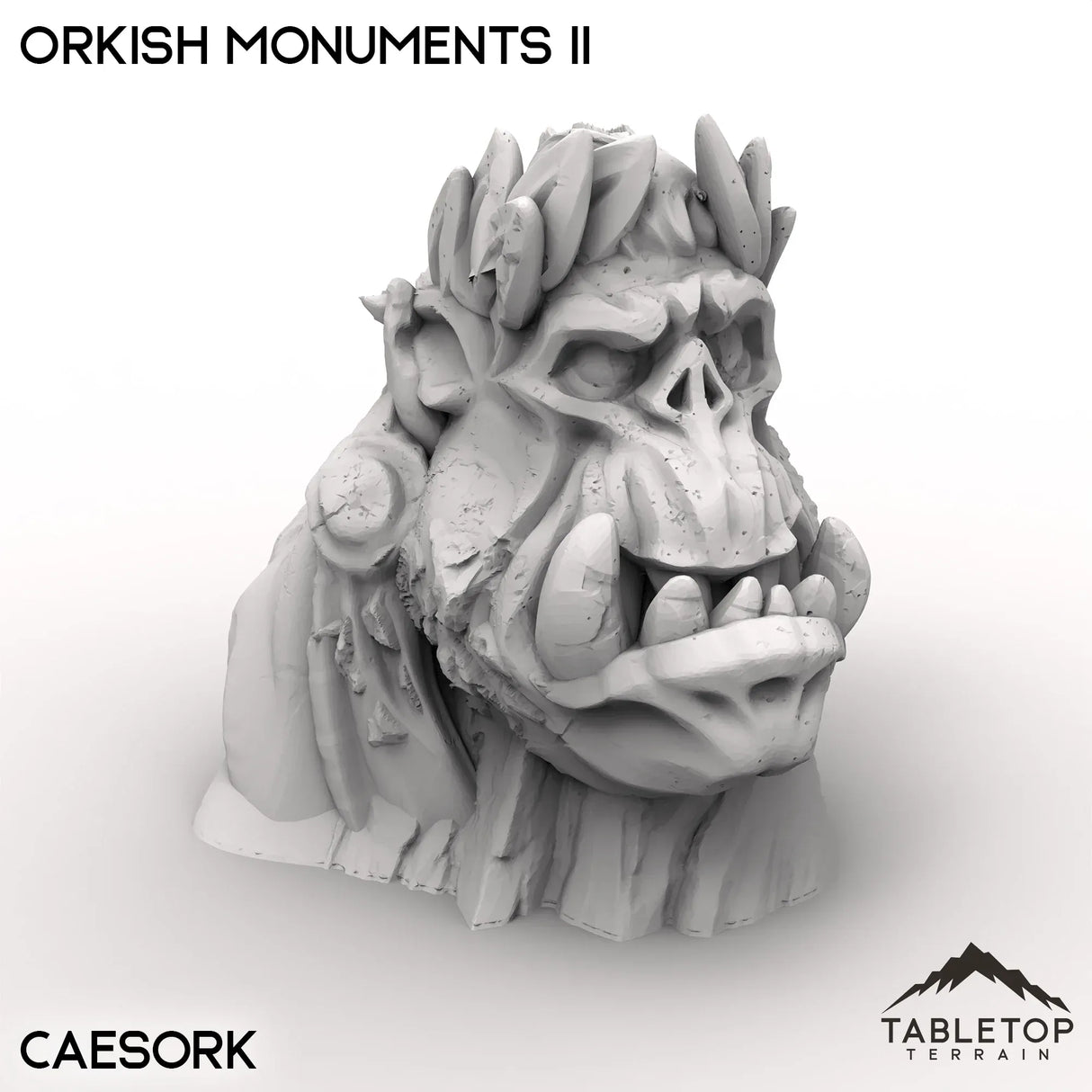Tabletop Terrain Terrain Caesork / 32mm Orkish Monuments II