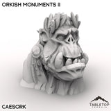 Tabletop Terrain Terrain Caesork / 32mm Orkish Monuments II