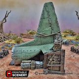 Tabletop Terrain Terrain Cargo Plane Rampart Entrance - Apocalyptic Terrain