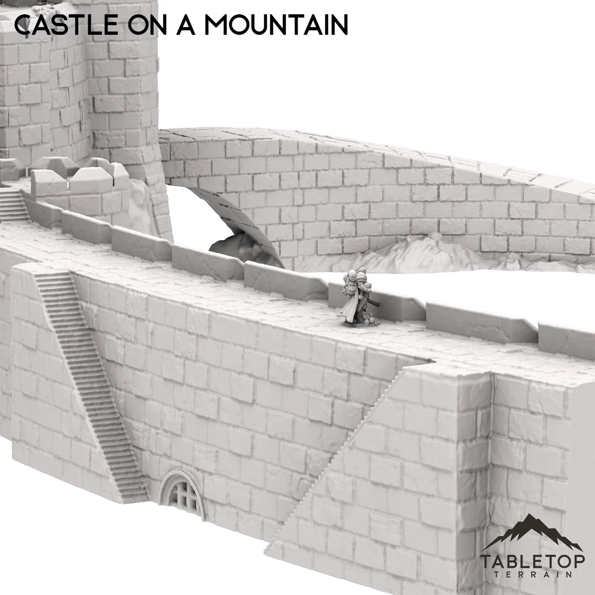 Tabletop Terrain Terrain Castle on the Mountain