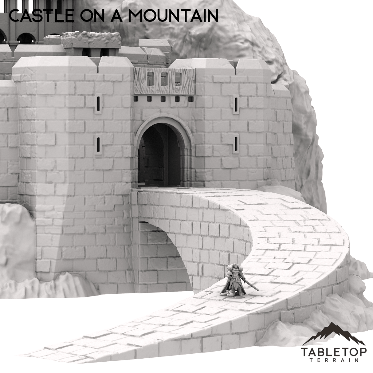 Tabletop Terrain Terrain Castle on the Mountain