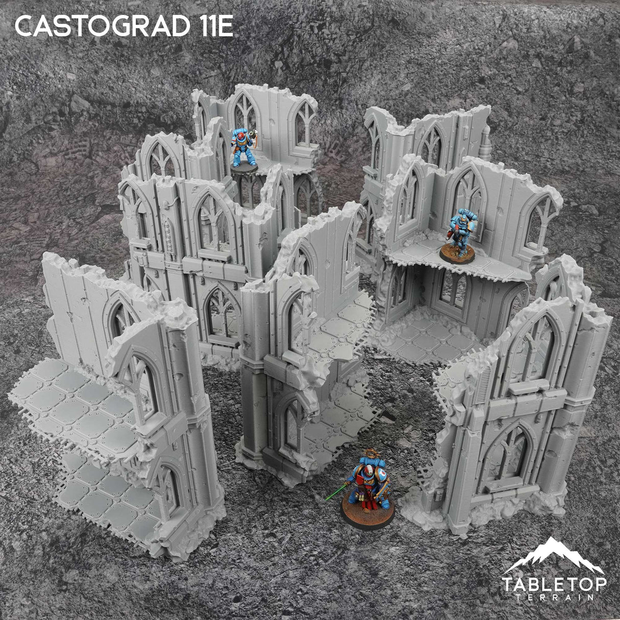 Tabletop Terrain Terrain Castograd 11e Tournament Terrain Set