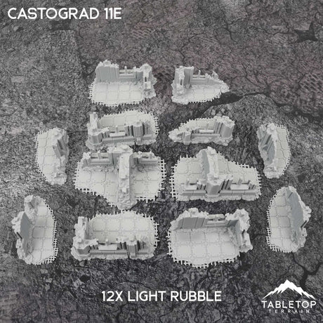 Tabletop Terrain Terrain Castograd 11e Tournament Terrain Set